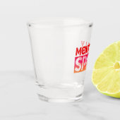 MENTLICH SPICY QUOTES TYPOGRAPHIE SCHNAPSGLAS (Links)