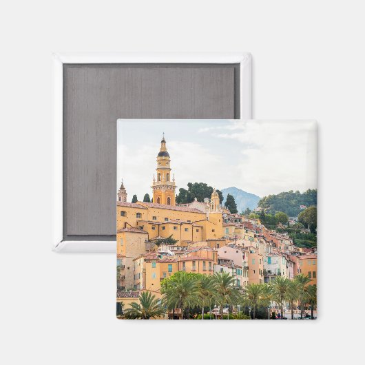 Menton Altstadt Provence Frankreich Magnet (Vorderseite/Rückseite)