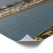 Menton, Cote d'Azur, Frankreich. Poster (Ecke)