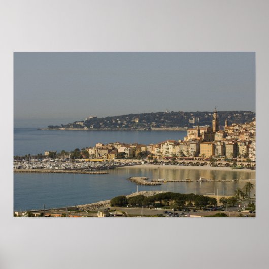 Menton, Cote d'Azur, Frankreich. Poster (Vorne)