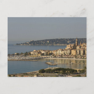 Menton, Cote d'Azur, Frankreich. Postkarte