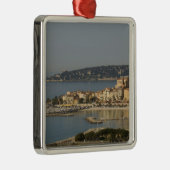 Menton, Cote d'Azur, Frankreich. Silbernes Ornament (Rechts)
