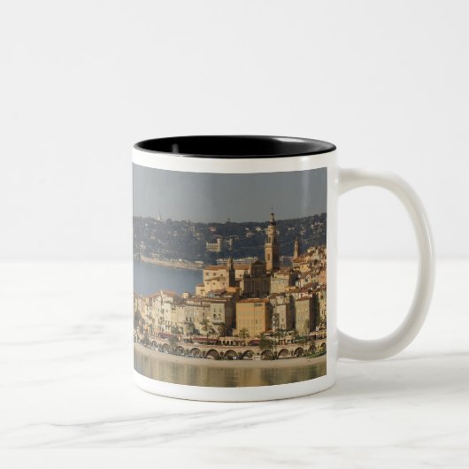 Menton, Cote d'Azur, Frankreich. Zweifarbige Tasse (Rechts)