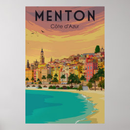 Menton, Cote d'Azur Poster