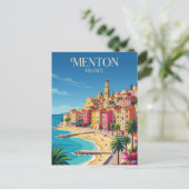 Menton France Postkarte (Stehend Vorderseite)