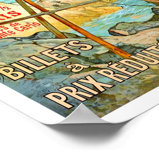 Menton France Vintage Poster (Ecke)