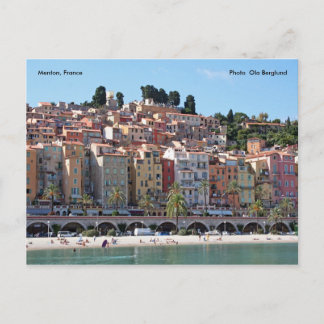 Menton, Frankreich, Foto Ola Berg... Postkarte