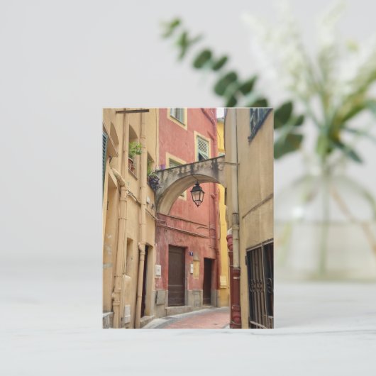 Menton, Frankreich-Karte (Stehend Vorderseite)