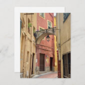 Menton, Frankreich-Karte (Vorne/Hinten)