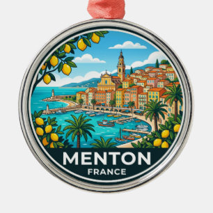 Menton Frankreich Ornament Aus Metall