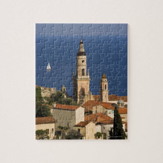 Menton, französisches Riviera Puzzle (Vertikal)