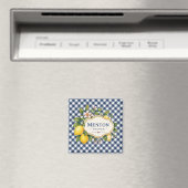 Menton French Riviera Magnet - Blue Lemon (In Situ (Geschirrspüler))