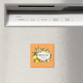 Menton French Riviera Magnet - Orange Lemon (In Situ (Geschirrspüler))