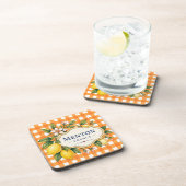 Menton Lemon Cote d Azur coasters Getränkeuntersetzer (Rechte Seite)