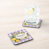 Menton Lemon Cote d Azur coasters Getränkeuntersetzer (Rechte Seite)