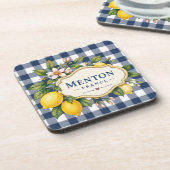 Menton Lemon Cote d Azur coasters Getränkeuntersetzer (Linke Seite)