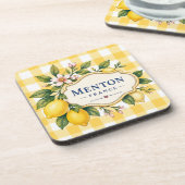 Menton Lemon Cote d Azur coasters Getränkeuntersetzer (Linke Seite)