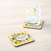 Menton Lemon Cote d Azur coasters Getränkeuntersetzer (Rechte Seite)