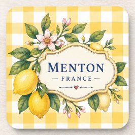 Menton Lemon Cote d Azur coasters Getränkeuntersetzer