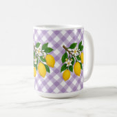 Menton Lemon Two-Tone Mug Kaffeetasse (VorderseiteRechts)