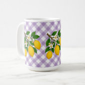 Menton Lemon Two-Tone Mug Kaffeetasse (Vorderseite Links)