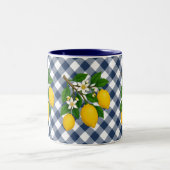 Menton Lemon Two-Tone Mug Zweifarbige Tasse (Mittel)