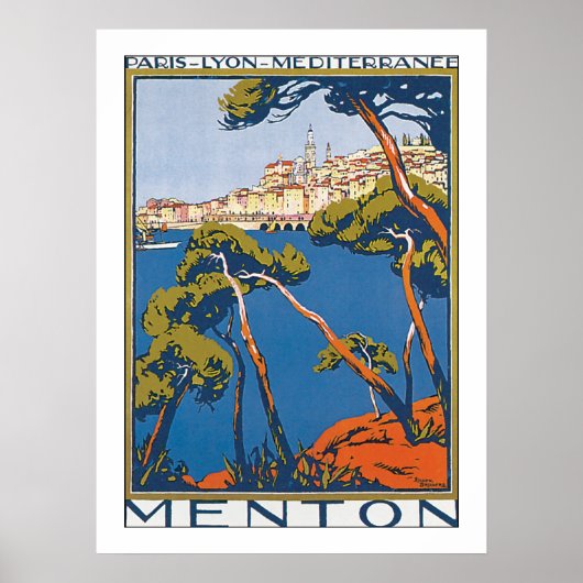 Menton Poster (Vorne)