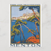 Menton Postkarte (Vorderseite)