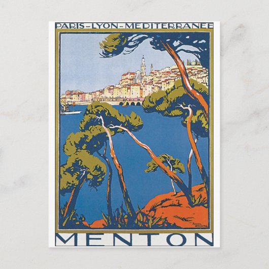 Menton Postkarte (Vorderseite)
