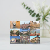 Menton Postkarte (Stehend Vorderseite)