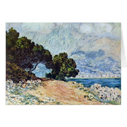 Menton Seen von Cap Martin von Claude Monet (Vorderseite (Horizontal))