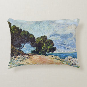 Menton Seen von Cap Martin von Claude Monet Dekokissen