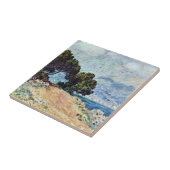 Menton Seen von Cap Martin von Claude Monet Fliese (Seite)