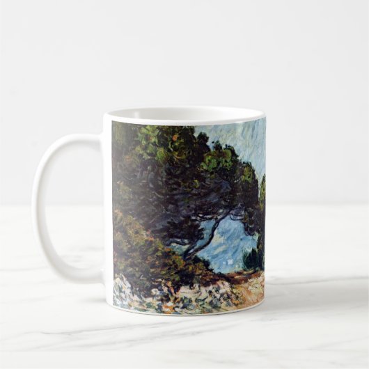 Menton Seen von Cap Martin von Claude Monet Kaffeetasse (Links)