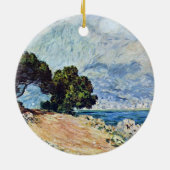 Menton Seen von Cap Martin von Claude Monet Keramik Ornament (Hinten)