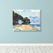 Menton Seen von Cap Martin von Claude Monet Leinwanddruck (Insitu (Holzboden))