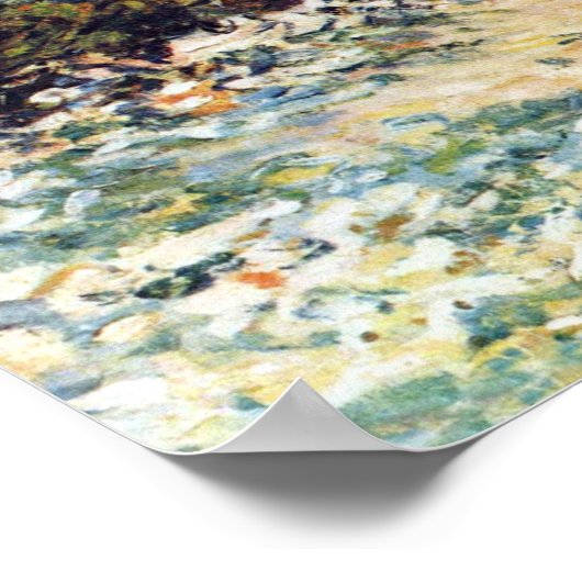 Menton Seen von Cap Martin von Claude Monet Poster (Ecke)