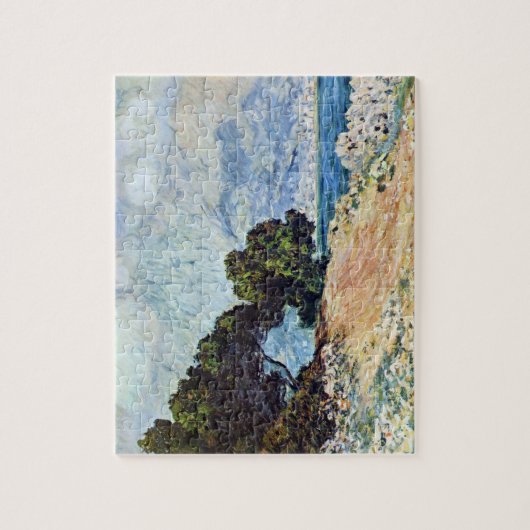 Menton Seen von Cap Martin von Claude Monet Puzzle (Vertikal)