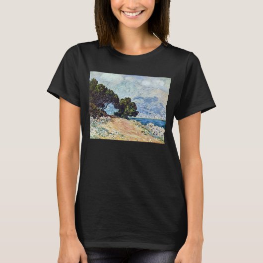 Menton Seen von Cap Martin von Claude Monet T-Shirt (Vorderseite)