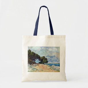 Menton vom Cap Martin von Claude Monet Tragetasche