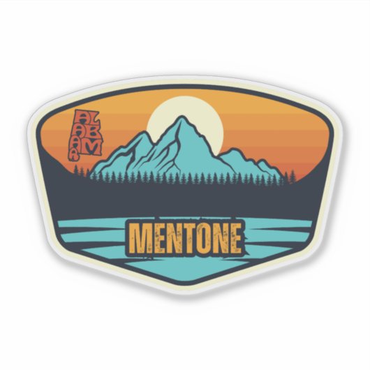 Mentone, Alabama Aufkleber (Vorderseite)