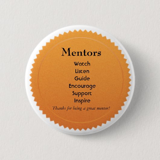 Mentor-Anerkennungs-Button Button (Vorderseite)