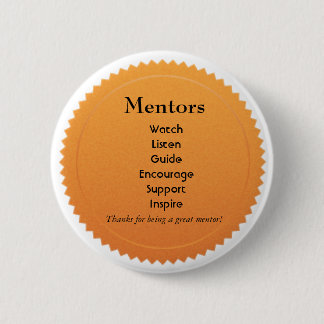 Mentor-Anerkennungs-Button Button