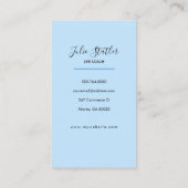 Mentor-Berater für berufliche Moderne Visitenkarte (Rückseite)