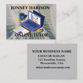 Mentor Coach Silver Gray Visitenkarte (Vorne/Hinten)