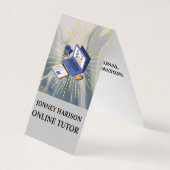 Mentor Coach Silver Gray Visitenkarten (Vorderseite)