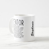Mentor Kaffeetasse (Vorderseite Links)