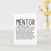 Mentor Karte (Gelbe Blume)