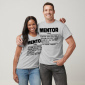 Mentor Noun Definition Mentoring Coach Spaß Quote T-Shirt (Unisex)