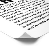 Mentor Poster (Ecke)